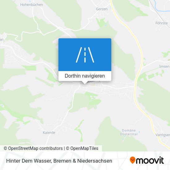 Hinter Dem Wasser Karte