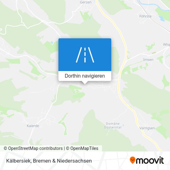 Kälbersiek Karte