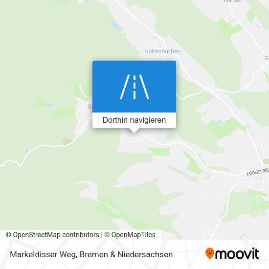 Markeldisser Weg Karte