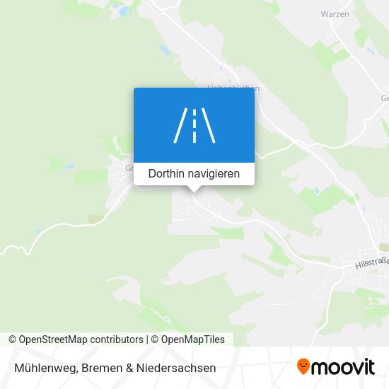 Mühlenweg Karte