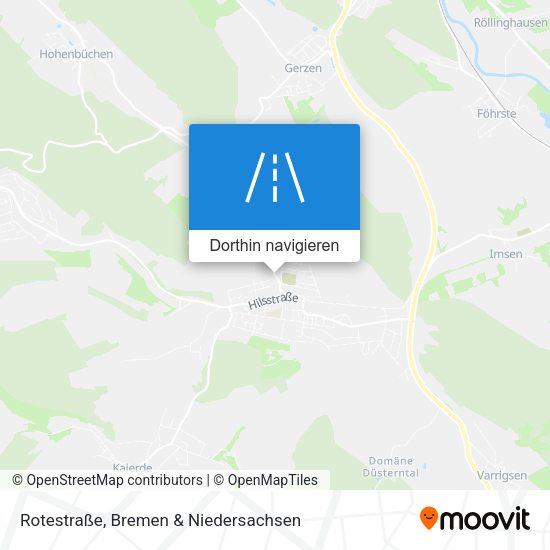 Rotestraße Karte