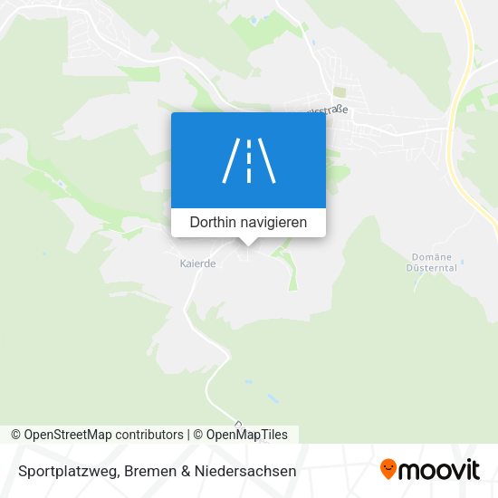 Sportplatzweg Karte