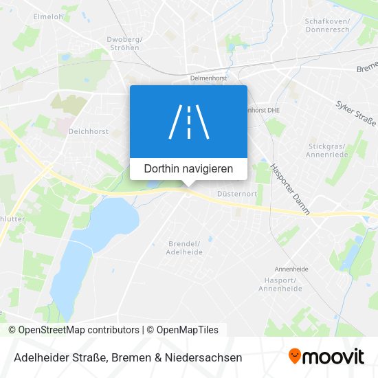 Adelheider Straße Karte