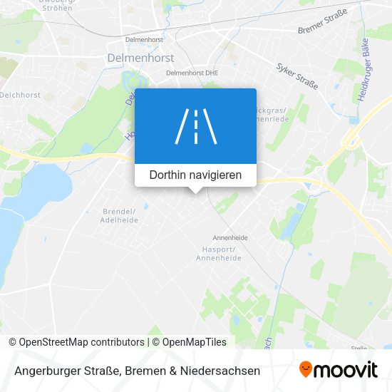 Angerburger Straße Karte