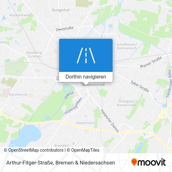 Arthur-Fitger-Straße Karte