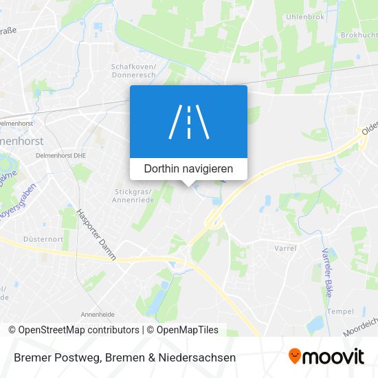 Bremer Postweg Karte