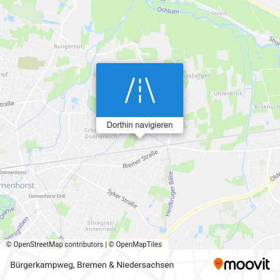 Bürgerkampweg Karte