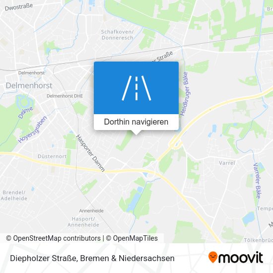 Diepholzer Straße Karte