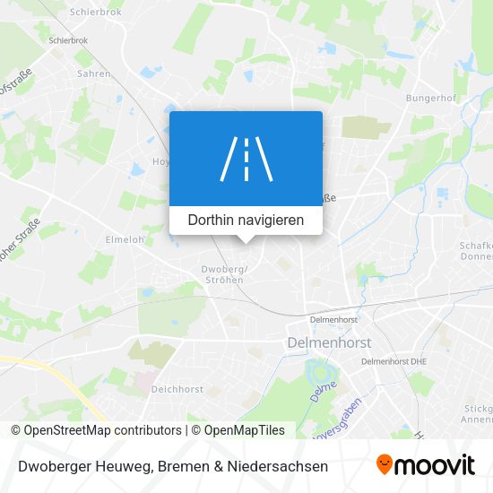 Dwoberger Heuweg Karte
