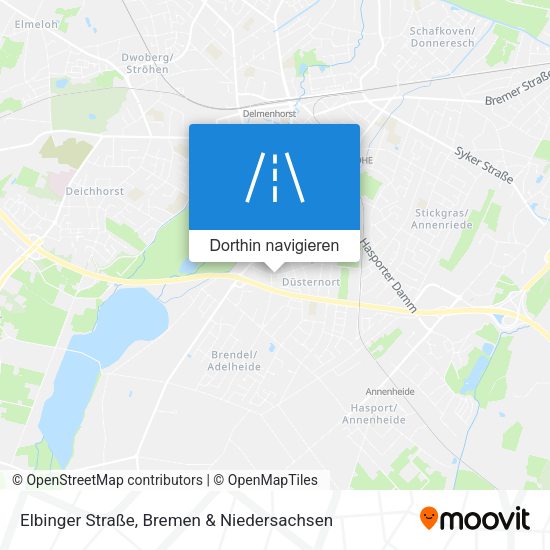 Elbinger Straße Karte