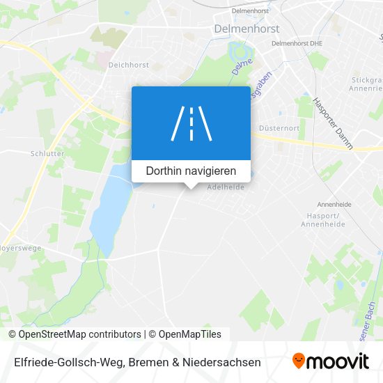 Elfriede-Gollsch-Weg Karte