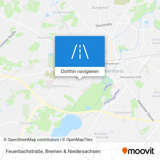 Feuerbachstraße Karte