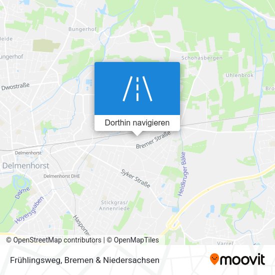 Frühlingsweg Karte
