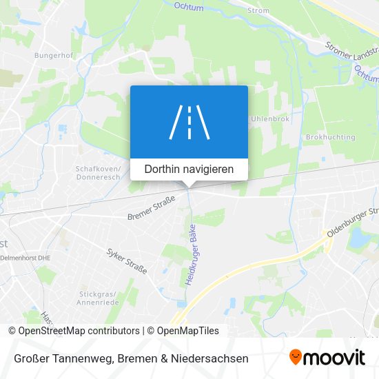 Großer Tannenweg Karte