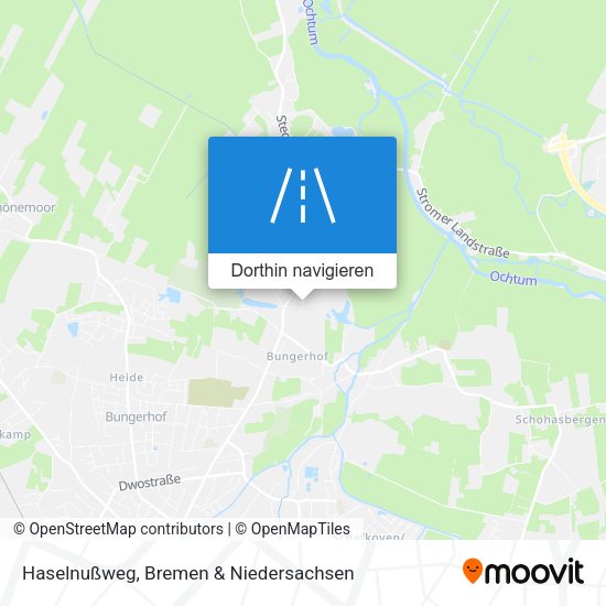 Haselnußweg Karte