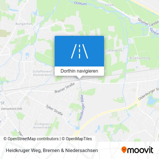 Heidkruger Weg Karte