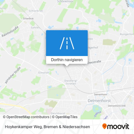 Hoykenkamper Weg Karte