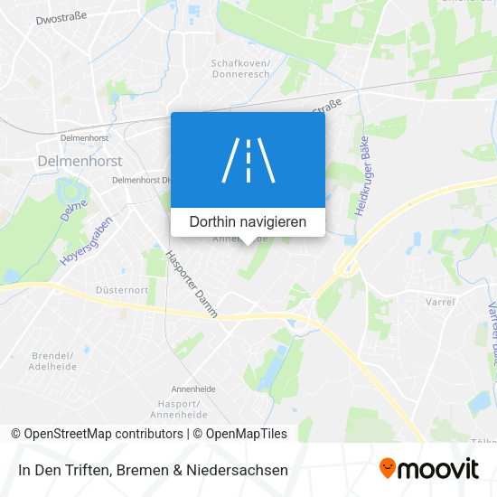 In Den Triften Karte