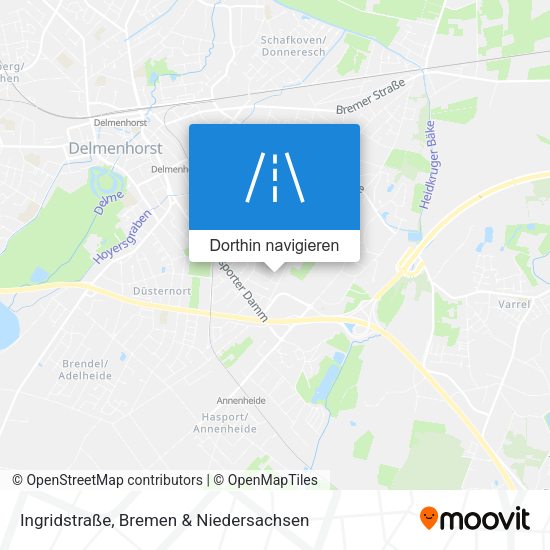 Ingridstraße Karte