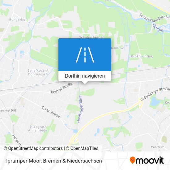 Iprumper Moor Karte