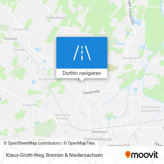 Klaus-Groth-Weg Karte