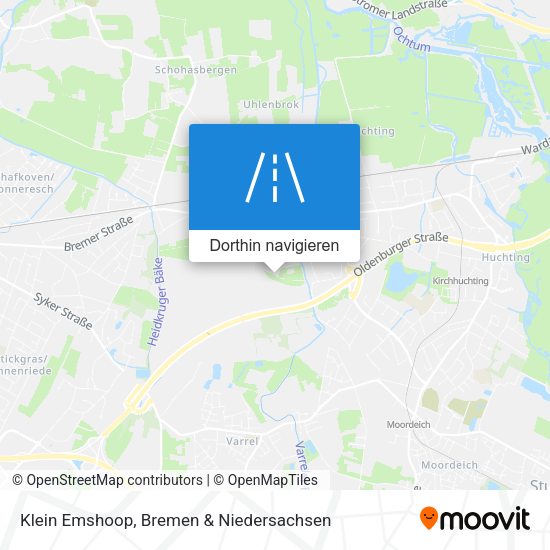 Klein Emshoop Karte