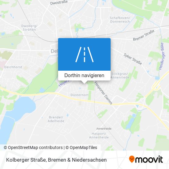 Kolberger Straße Karte