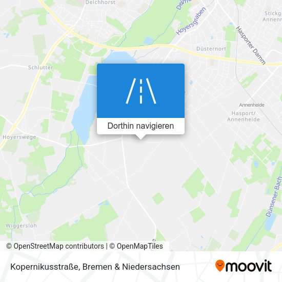 Kopernikusstraße Karte