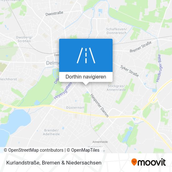 Kurlandstraße Karte