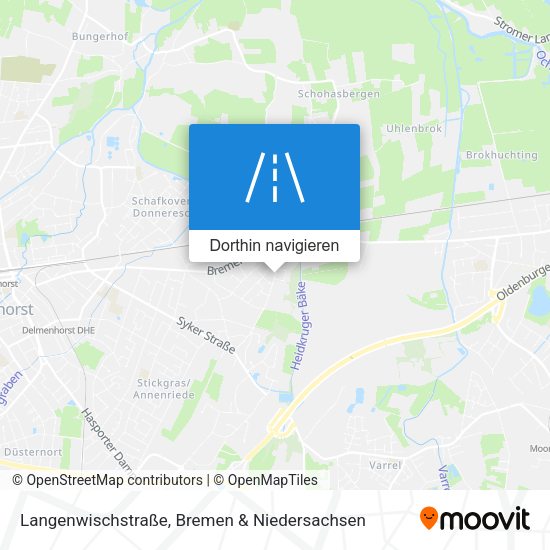 Langenwischstraße Karte