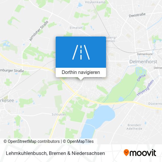 Lehmkuhlenbusch Karte