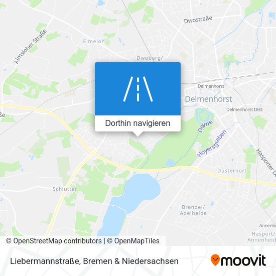 Liebermannstraße Karte