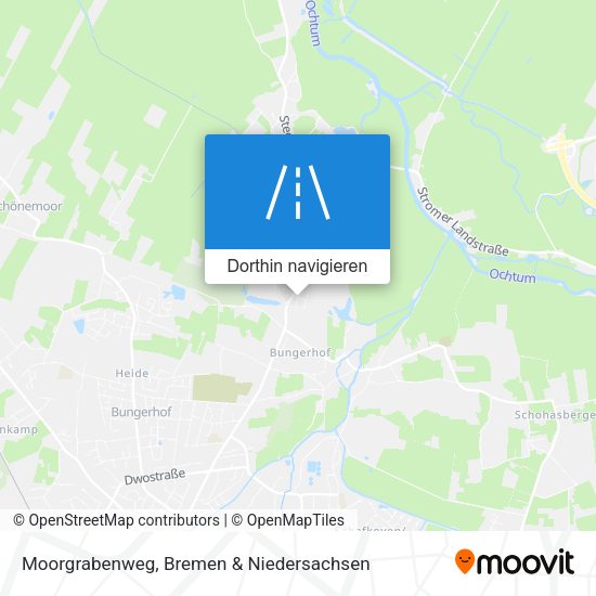 Moorgrabenweg Karte