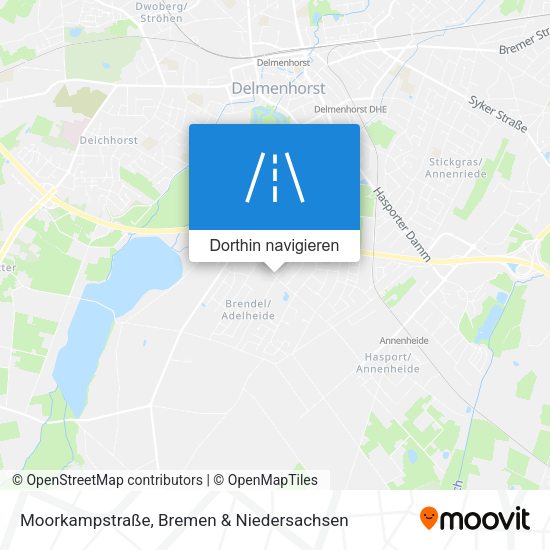 Moorkampstraße Karte