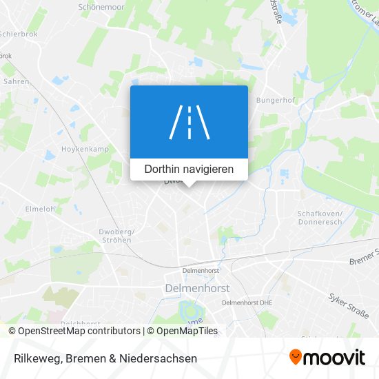 Rilkeweg Karte