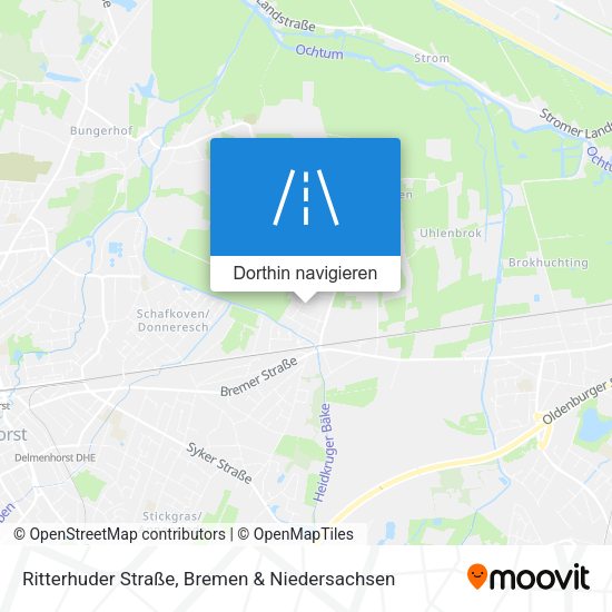 Ritterhuder Straße Karte