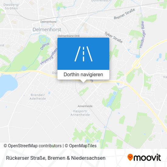 Rückerser Straße Karte