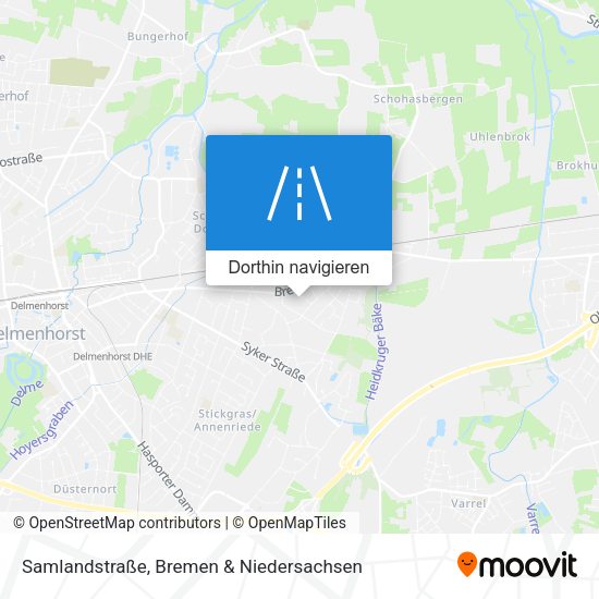 Samlandstraße Karte