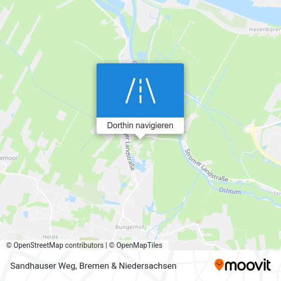 Sandhauser Weg Karte