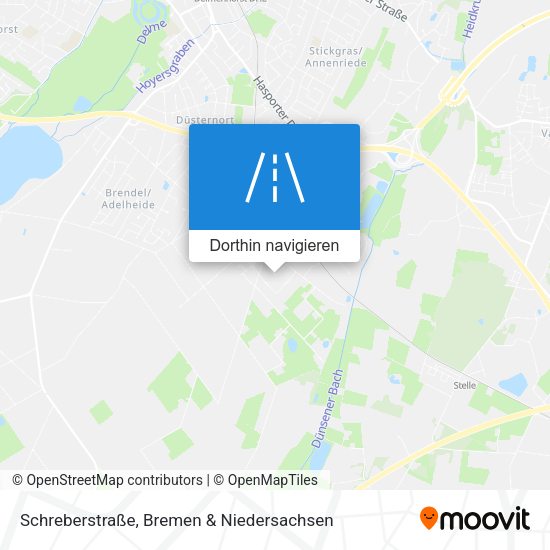 Schreberstraße Karte