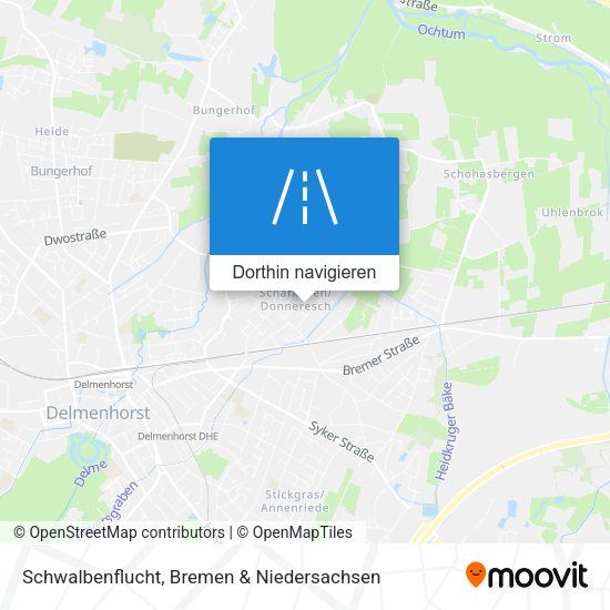 Schwalbenflucht Karte