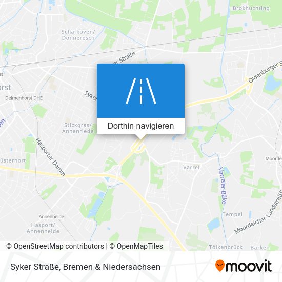 Syker Straße Karte