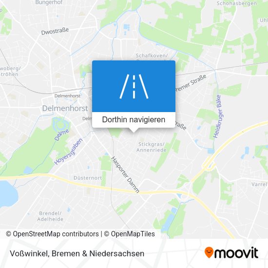 Voßwinkel Karte