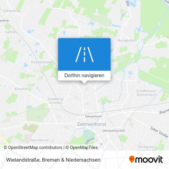 Wielandstraße Karte
