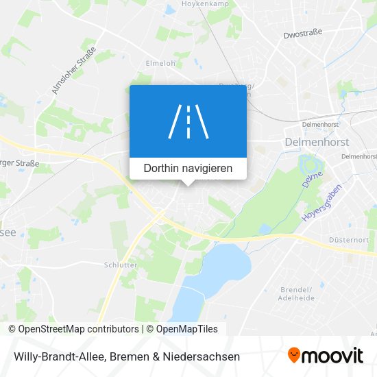 Willy-Brandt-Allee Karte