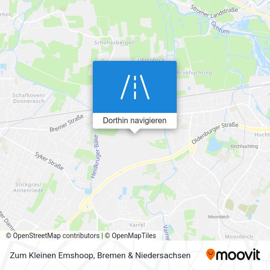 Zum Kleinen Emshoop Karte