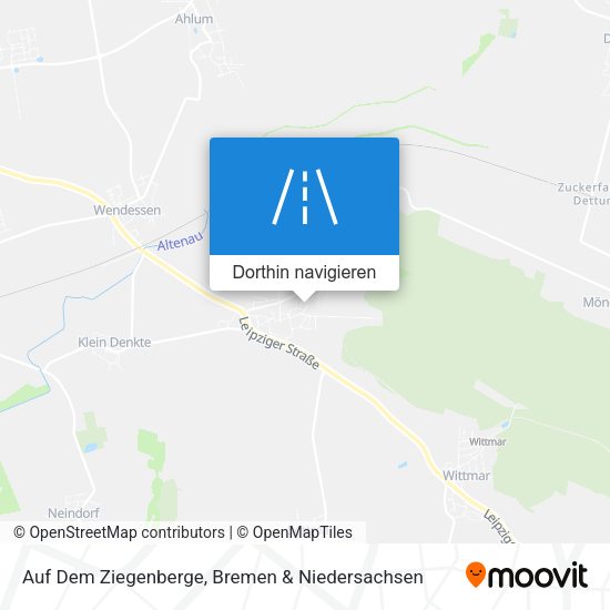Auf Dem Ziegenberge Karte