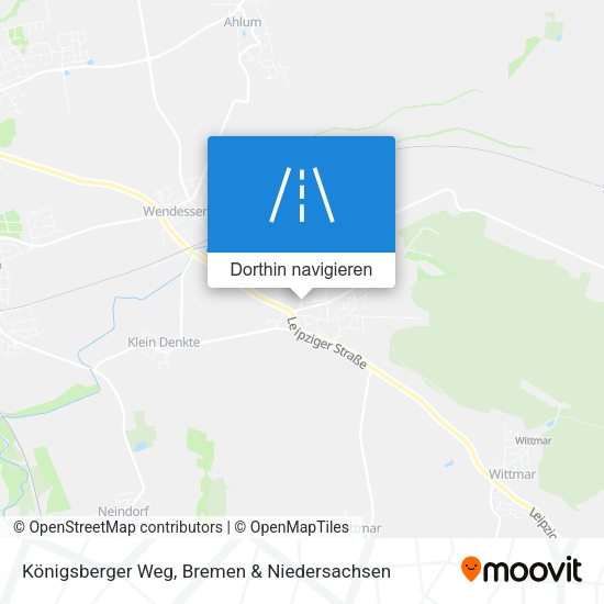 Königsberger Weg Karte