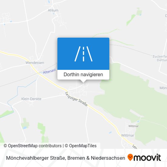 Mönchevahlberger Straße Karte