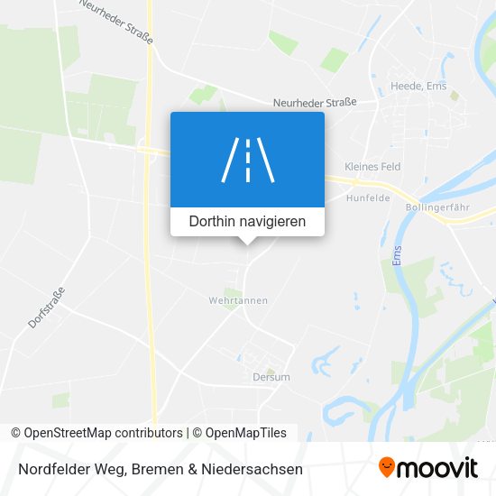 Nordfelder Weg Karte